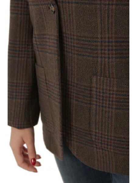 Giacca Circolo Principe di Galles Corteccia